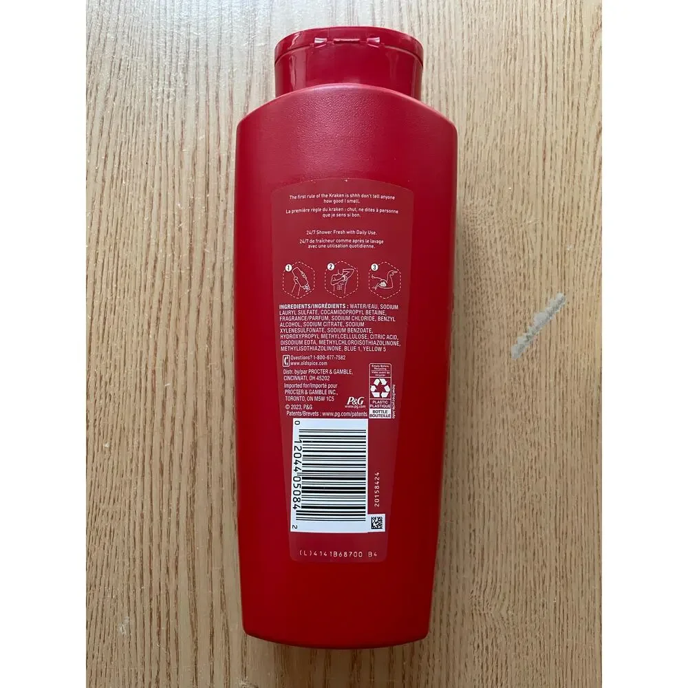 New Mens Old Spice Krakengard Body Wash Shower 🧼 Fresh size 24oz